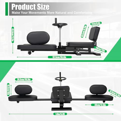 Leg Stretcher, MMA Stretching Machine, Fitness Split Training Martial Arts Gear, Heavy Duty Leg Stretch Machine, Improving Leg Flexibility, Steel Frame Split Machine for Home Gym