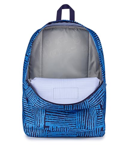 JanSport SuperBreak One Backpack - Durable, Lightweight Bag with 1 Main Compartment, Front Utility Pocket with Built-in Organizer, Premium Backpack, Threaded - color: Threaded