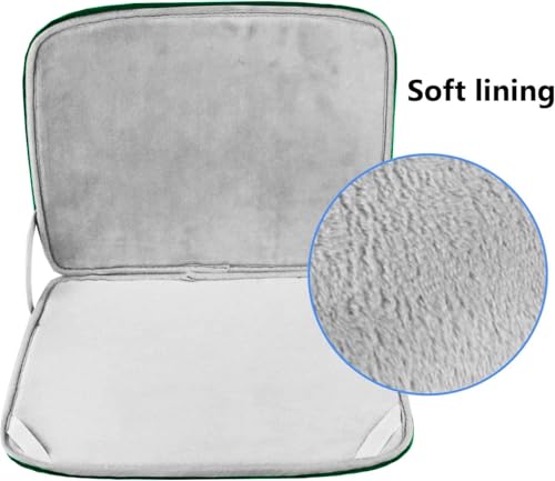 Laptop Sleeve 14 inch, Upgrade Durable Shockproof Protective Computer Cover Flip Case Briefcase Carrying Bag Compatible with 14" HP, Lenovo, Asus, Acer, Notebook, Chromebook Computer, Green - color: Green, size: 14 Inch