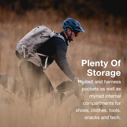 Osprey Escapist 20L Biking Backpack, Tan Concrete, Medium/Large - color: Tan Concrete, size: 20L - Medium/Large