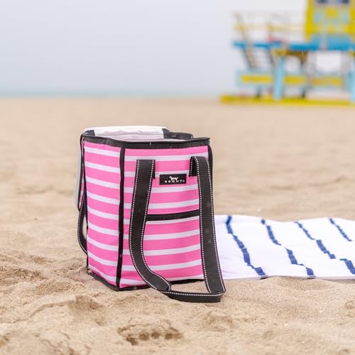 SCOUT Pleasure Chest - Soft, Lightweight, Insulated Cooler, Fits 5 Wine Bottles, Cooler for Beach, Pool, Boat, and Picnics - color: Cane Fonda