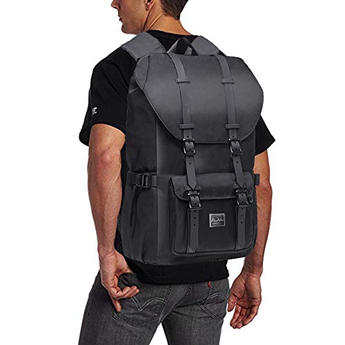 KAUKKO Unisex Ep5 Backpack, (Black (E5-3)), 45 x 27 x 17cm (HxBxT), Backpack - color: (Black (E5-3)), size: Large