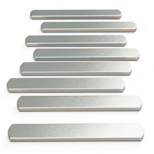 Mavee Fractional Weight Vest Plates, Rustproof Solid Steel Inserts for Rucking, Tactical Carrier & Strength Training - color: Silver (Electroplated), size: 6.7 Inch (8 Pack / 4.0 Lbs)