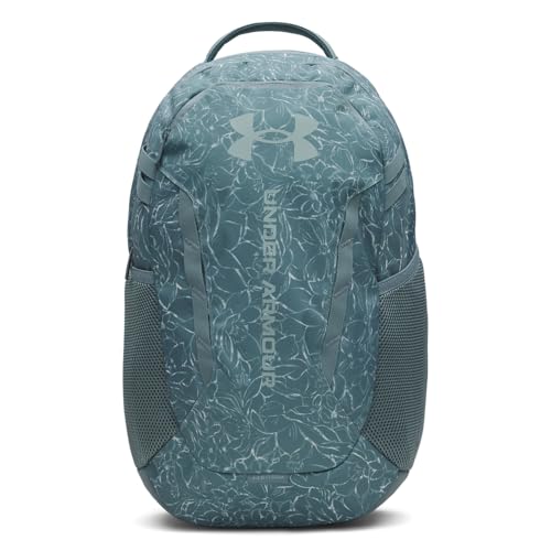 Under Armour Unisex Hustle 6.0 Backpack, (587) Jasper Blue/Jasper Blue/Serpentine, One Size Fits Most - color: (587) Jasper Blue / Jasper Blue / Serpentine, size: One Size