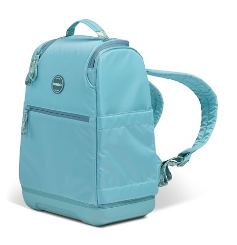 Igloo Tag Along 12-Can Satchel Cooler | Insulated Cooler Bag with Sturdy EVA Base - color: Lagoon Teal, style: Backpack 30-Can