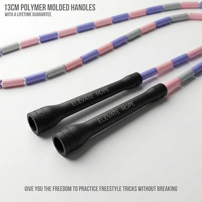 Pro-Grade Beaded Jump Rope for Beginners - color: Sweet Harmony