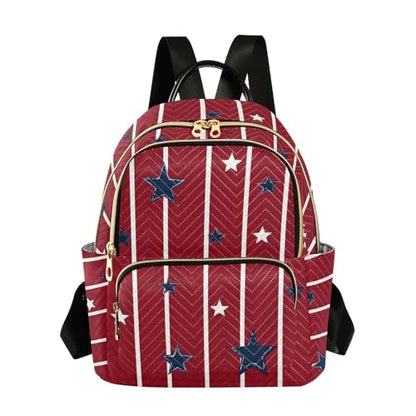 susiyo USA 250 Freedom Backpack for Women Red Navy 14L Bag Modern Ladies Backpacks Travel Casual Daypack - color: Blue Red Navy, size: Medium