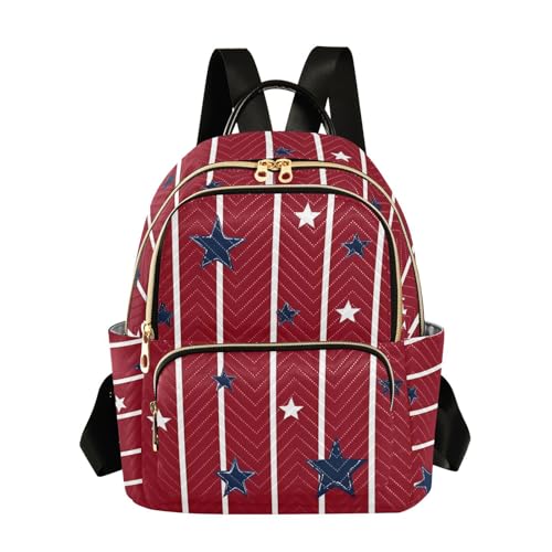 susiyo USA 250 Freedom Backpack for Women Red Navy 14L Bag Modern Ladies Backpacks Travel Casual Daypack - color: Blue Red Navy, size: Medium