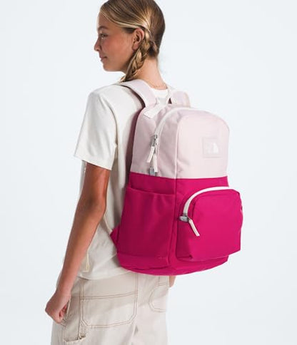 The North Face Teen Chuckwalla Daypack - Travel Backpack, Laptop Sleeve, Reflective Safety Details, Adjustable Strap, Pale Blossom/Lali Guran, One Size - color: Pale Blossom/Lali Guran