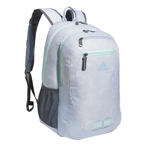 adidas Excelerator School Backpack, 33L - color: Stone Wash White/Blue Dawn/Semi Flash Aqua Blue, size: OSFA