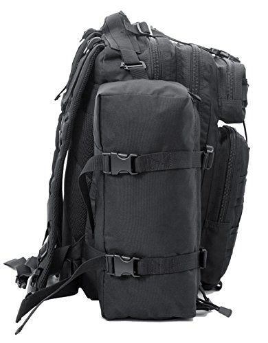 Seibertron Falcon Water Repellent Hiking Camping Backpack Compact Pack Summit Bag Black 37L(1+1) - color: Black 37l+1detachable Pack