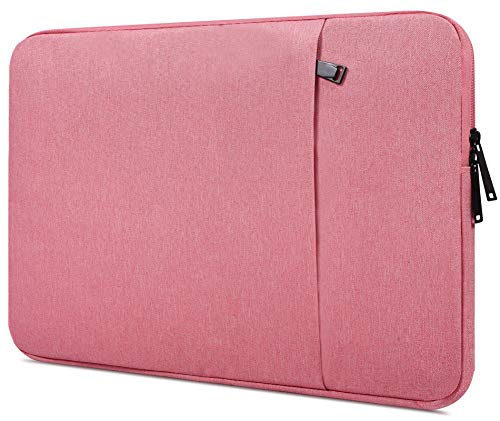 17.3 Inch Laptop Case Sleeve for 2026 2025 HP Laptop 17, Envy 17, Pavilion 17, OmniBook 7, ASUS Vivobook 17, Shockproof Water-Resistant Computer Bag w/Accessory Pocket -Pink - color: Pink, size: 17.3 inch