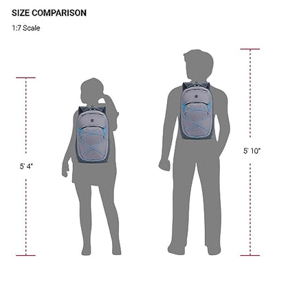 SwissGear 8175 Laptop Backpack, Navy/Grey Heather, 18 Inches - color: Navy/Grey Heather