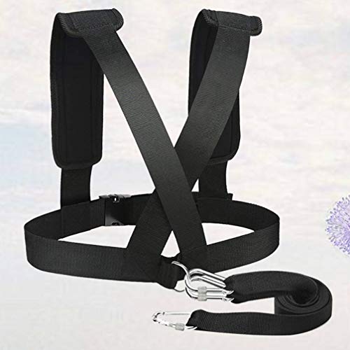 INOOMP Harness Trainer Power Sled Workout Harness Tire Pulling Harness Physical Training Resistance Rope Kit for Improving Stamina Agility Strength