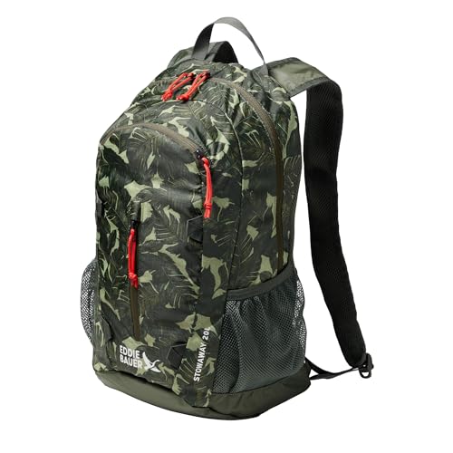 Eddie Bauer Stowaway Packable Backpack | Travel | Outdoor | Lightweight | Foldable | Durable | Ripstop Polyester | 20L - Dark Loden - color: Dark Loden, size: 20L