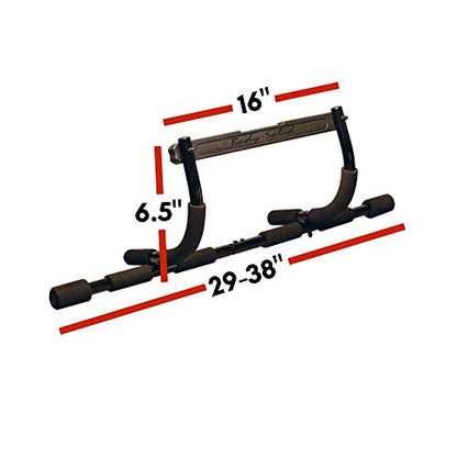 Body-Solid Mountless Pull-Up/Push-Up/Sit-Up Bar - Door Mounted Chin-Up Bar for Home Gym, Fitness & Strength Training, Portable Exercise Equipment for Calisthenics, Doorway & Wall Mounted Options