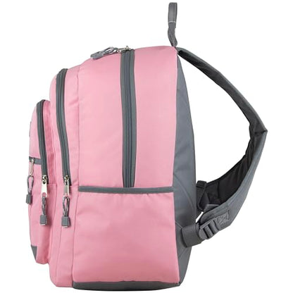 FUEL Laptop Bag Hiking Travel Commuter Carry On Casual Water Resistant College Daypack Classic Computer Bag Backpack for Women, Pink - color: Pink