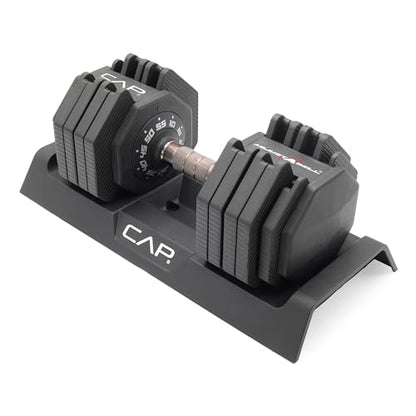 CAP ADJUSTABELL Adjustable Dumbbell Weights - Singles & Pairs | 12.5 lb, 25 lb & 55 lb | Multiple Handle Options - size: 55 lb - Copper Handle, style: Single