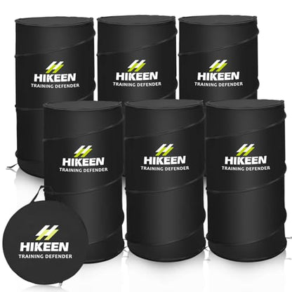 Hikeen Basketball Defender Dummy - Pop Up Safely Simulate Defender - Foldable Training Equipment for Basketball, Soccer, Football and More, 1 Carrying Bag - style: 6 PCS