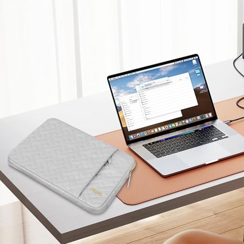 Lacdo 14 Inch Laptop Sleeve Case for HP Lenovo Dell ASUS Acer Chromebook 14, HP Stream 14, Dell Inspiron 14 / Latitude 14, Lenovo ThinkPad 14 / IdeaPad 14, ASUS VivoBook/ZenBook 14 Computer Bag, Gray - color: Gray, size: 14 Inch
