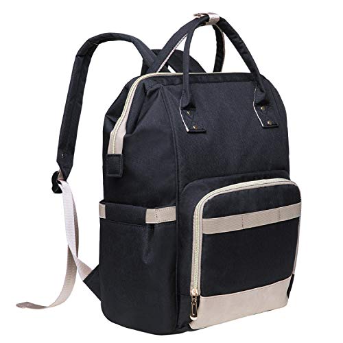 KAUKKO Lightweight Backpack Casual Travel Daypack Causal Backpack Shoulder Book Bag Multipurpose Daypacks - color: 01-5-black