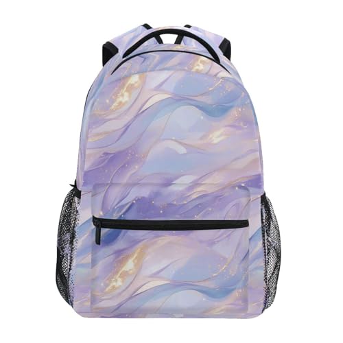 Sport Backpack for Teens Boys Girls Fashion Backpack With Water Bottle Pocket with Chest Strap for Business Work College Travel Trip Burgundy Blue Purple - color: Multicolor06
