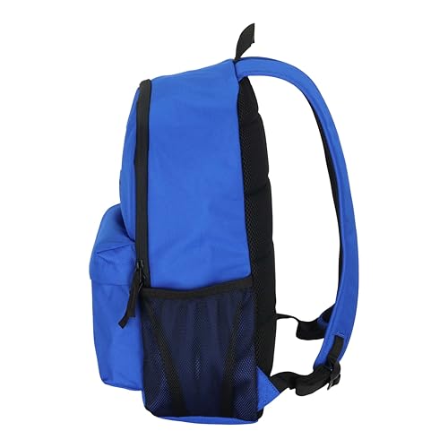 Fox Racing Clean Up Backpack, Slim Everyday School & Street Bag with Laptop Sleeve, Water Bottle Pocket & Adjustable Straps, Blue - color: Blue