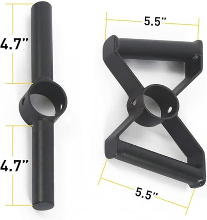 Adjustable kettlebell Handle, Heavy Duty Kettlebell Handle for Plates, Loading Pin with D-bar, Double D-bar and T-bar for Olympic Weight Plates, Hold Up 200lbs. - color: Extra D-bar