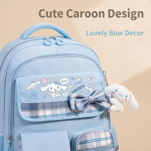PINAKA Teenage Backpack with Large Capacity and Lightweight Design Cute Student bag Suitable for Both Boys and Girls