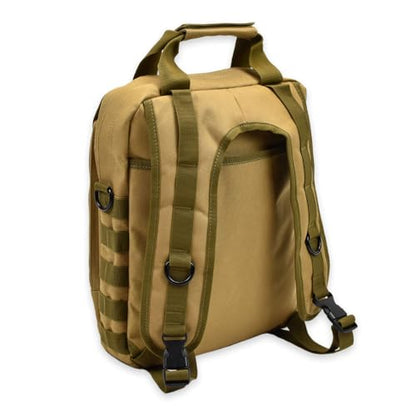 TORCH MOLLE Urban Commuter Backpack Laptop Bag Rucksack for Hiking Cycling Crossfit Light Rucking EDC Gear V2 (Desert) - color: Desert