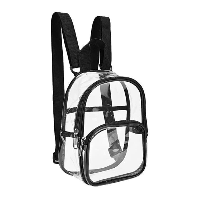 Clear Mini Backpack Stadium Approved - Clear Backpack for Stadium Events