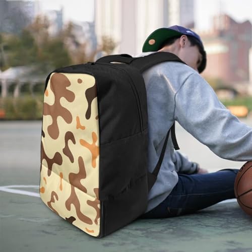 Basketball Backpack With Separate Ball Compartment And Shoes Fit Basketball Volleyball Football - color: Abstract