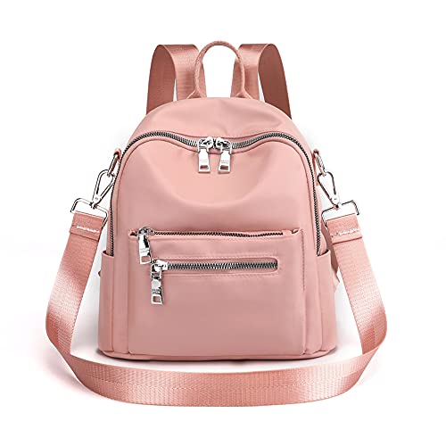 Women's Mini Backpack Purse Fashion Rucksack Daypack Small Shoulder Bag - color: Pink