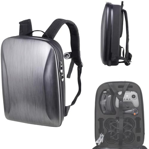 Coyktonty Avata 2 Case Backpack, Waterproof Hard Carrying Case Portable Travel Bag for DJI Avata 2 drone