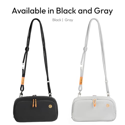ULANZI YY08 Sling Bag Everyday Shoulder Bag Compatible With DJI Osmo Pocket 3/Pocket 4/GoPro/Insta360 Action Cameras, Vlog Photography Crossbody Portable Bag Small Camera Case w Detachable Strap, 2L - size: Grey 2L