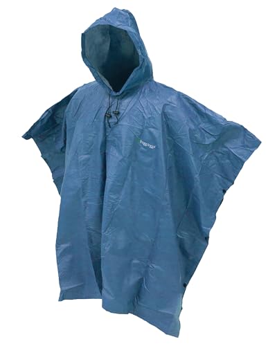 FROGG TOGGS Ultra-lite2 Waterproof, Breathable Rain Poncho, Adult and Youth Sizes - color: Blue, style: Adult