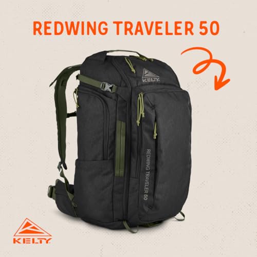 Kelty | Redwing Traveler Backpacks, Travel Pack for Adventure Travel - color: Black, size: 50L