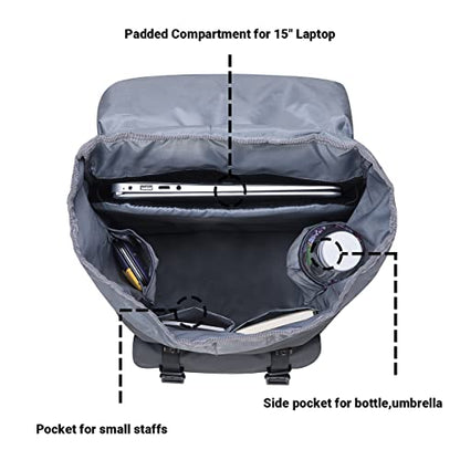 KAUKKO Unisex Ep5 Backpack, (Black (E5-3)), 45 x 27 x 17cm (HxBxT), Backpack - color: (Black (E5-3)), size: Large
