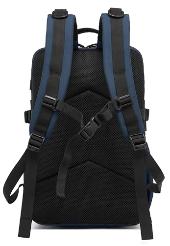 Wotony Military Tactical Backpack for Men Waterproof Daypack 3 Day Assault Pack Laser-Cut MOLLE Webbing Design with Water Bottle Holder Black Small Tactical Assault Bag (Blue, 25L) - color: Blue, size: 25L