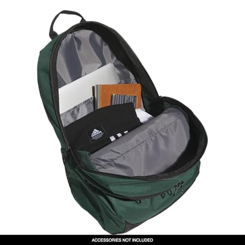 adidas Striker 3 Team Sports Backpack – Daypack for Sports Gym Travel, 36L, Dark Green, OSFA - color: Dark Green