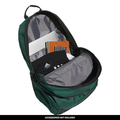 adidas Striker 3 Team Sports Backpack – Daypack for Sports Gym Travel, 36L, Dark Green, OSFA - color: Dark Green