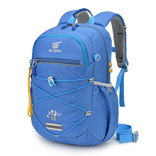 SKYSPER Kids Backpack 12L Children School Bag Child Boy Girl Pack Ages 4-8 for Traveling Day Trips Classes Camping(Blue) - color: Blue, size: Small