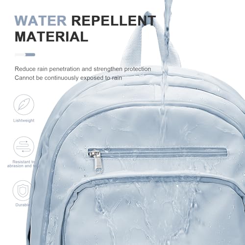 College Backpack For Women Men,Lightweight High School Bag,School Backpack With Lots Of Pockets,Cute Bookbag For Teens Boys Girls,Casual Daypack Backpack For School(Blue) - color: F4-blue