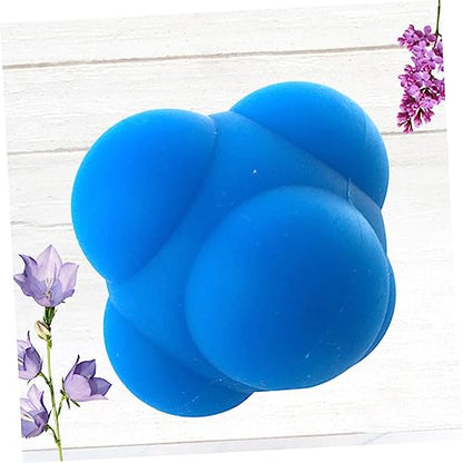 WOONEKY 1pc Hexagonal Silicone Reaction for Agility Training Bouncing for Reflexes and Coordination for Athletes and Rehabilitation Fun Exercise Tool for Men and Women