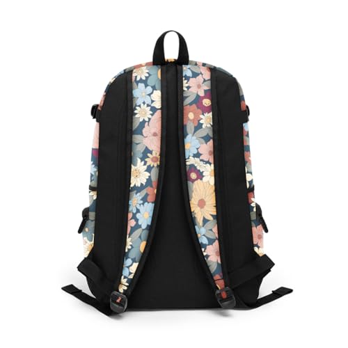 rickyh style School Backpack Travel Bag for Men & Women Lightweight College Back Pack with Laptop Compartmen - color: 01zhua