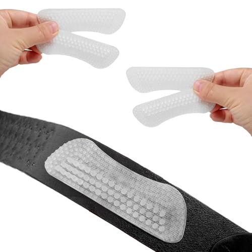 4 Pcs Shoulder Bag Straps Gripper Anti-Slip, Silicone Purse Shoulder Strap Grippers for Bags, Non-Slip Convex Dots Strap Gripper Holder for Men, Women Handbag Gummy - color: clear