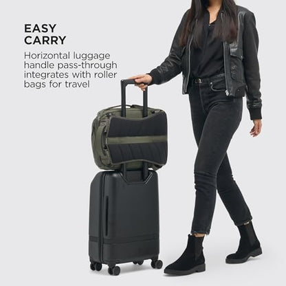 NOMATIC Backpack- Travel Carry On Backpack - Laptop Bag 20L - Water Resistant Travel Backpack - Traveling Carry On Backpack for Women and Men- Business Backpack - Personal Item Bag - color: Olive, size: 20L