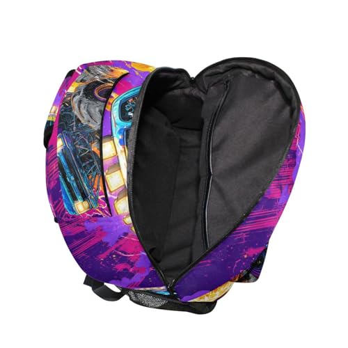 susiyo Monster Truck School Backpack Bookbag Lightweight College Back Pack Travel Camping Casual Daypack for Teens Girls Boys Women Men - color: Monster Truck