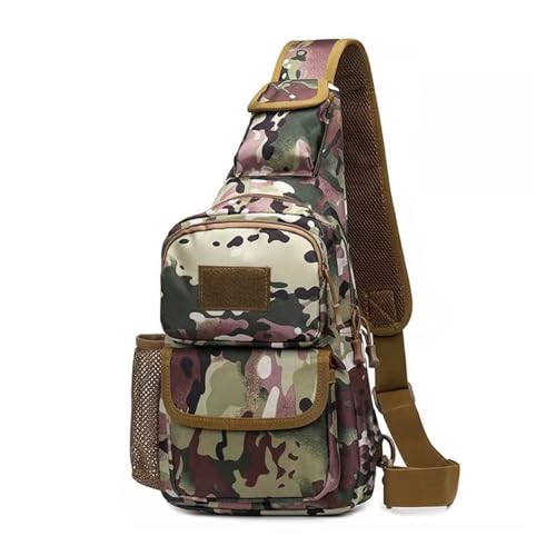 Sling Bag Crossbody Backpack for Men,Handiness Skiing Sling Bag, Lightweight Daypack for Hiking Travel (Color 2) - color: Color 2