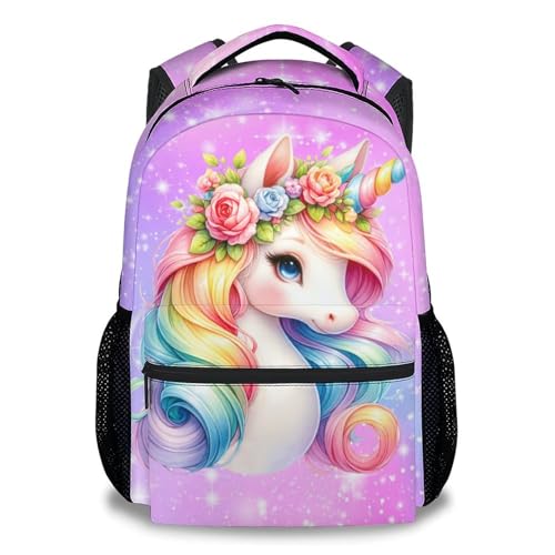 Bookbag for Girls - Unicorn Backpacks for Kids - Toddler Bookbag Gifts for Daughter - School Bag for Kindergarten/Preschool/Elementary(17 Inch) - color: Color-4